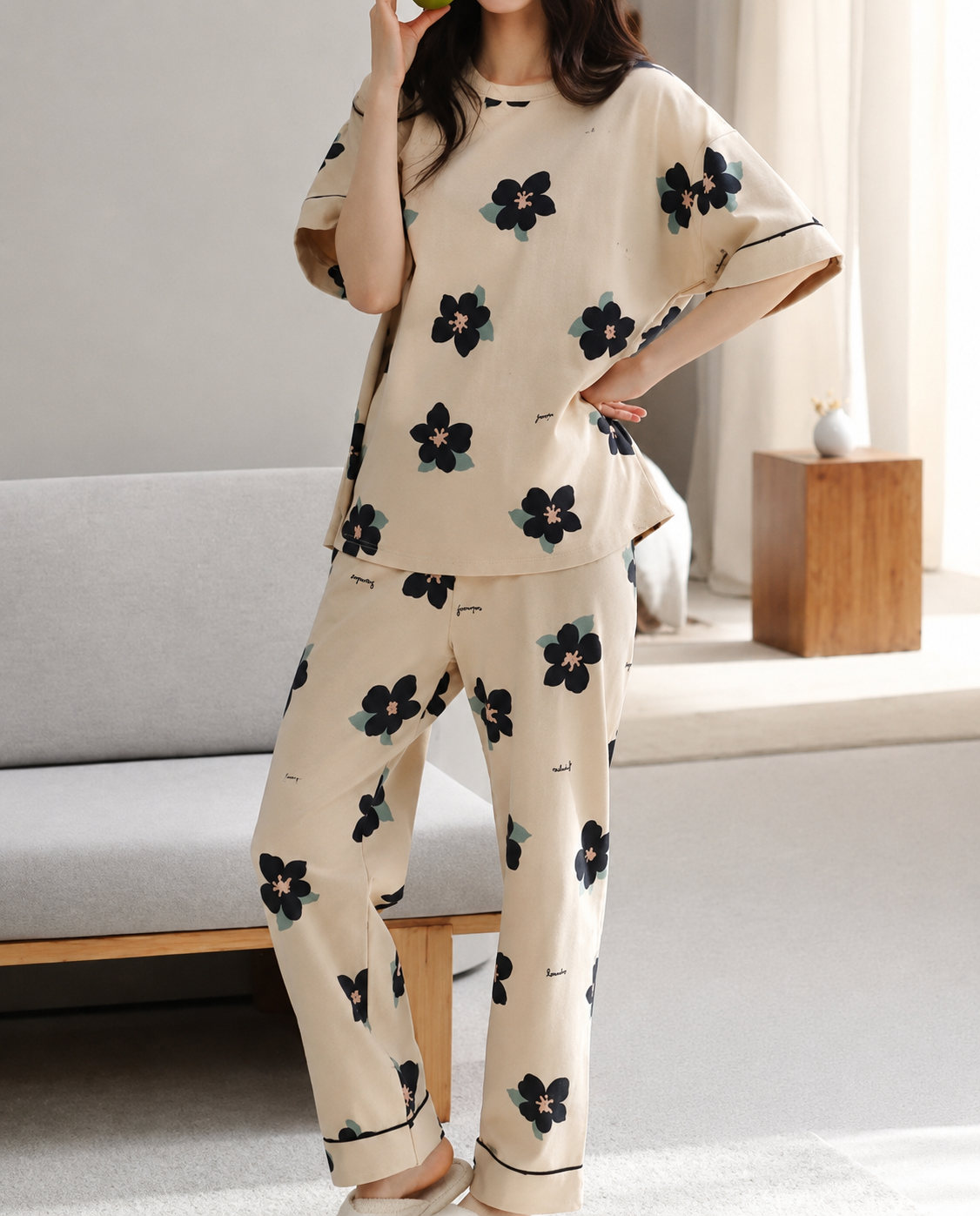 Ivory Bloom Lounge Set