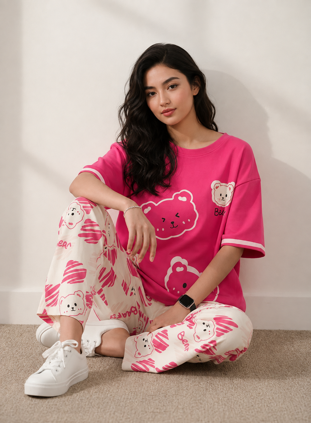 Blush Bear Lounge Set