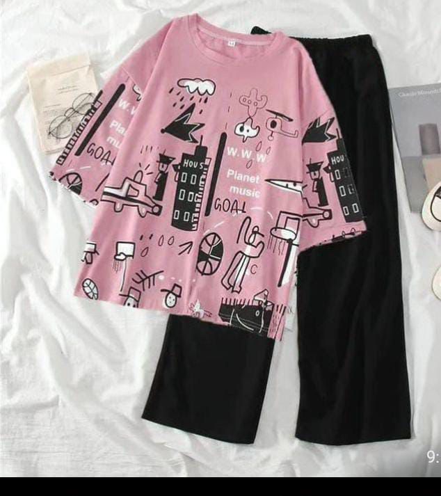 Pink Vibes Lounge Set