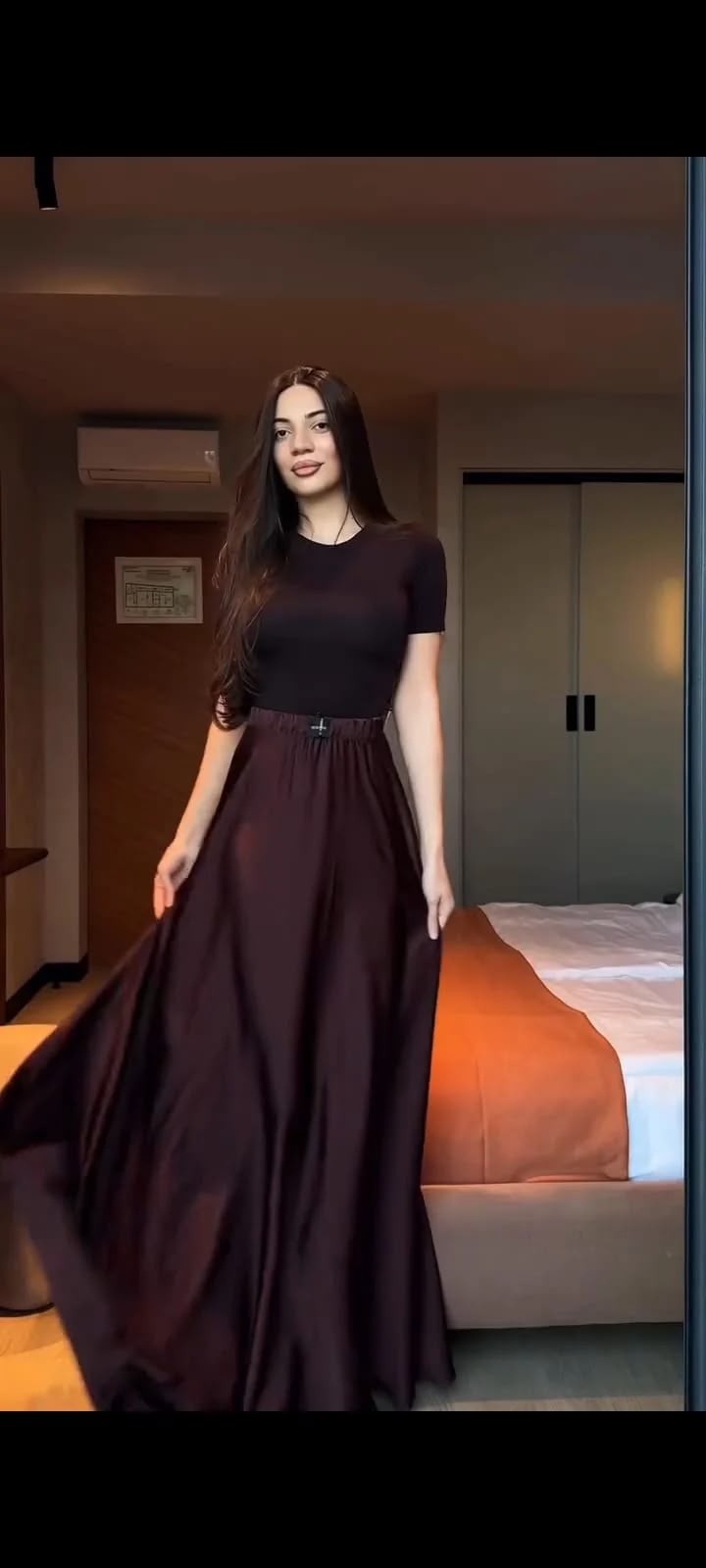 Ruby Elegance Skirt Dress