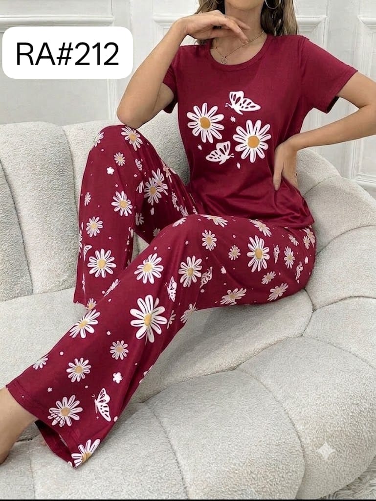 Ruby Blossom Night Set