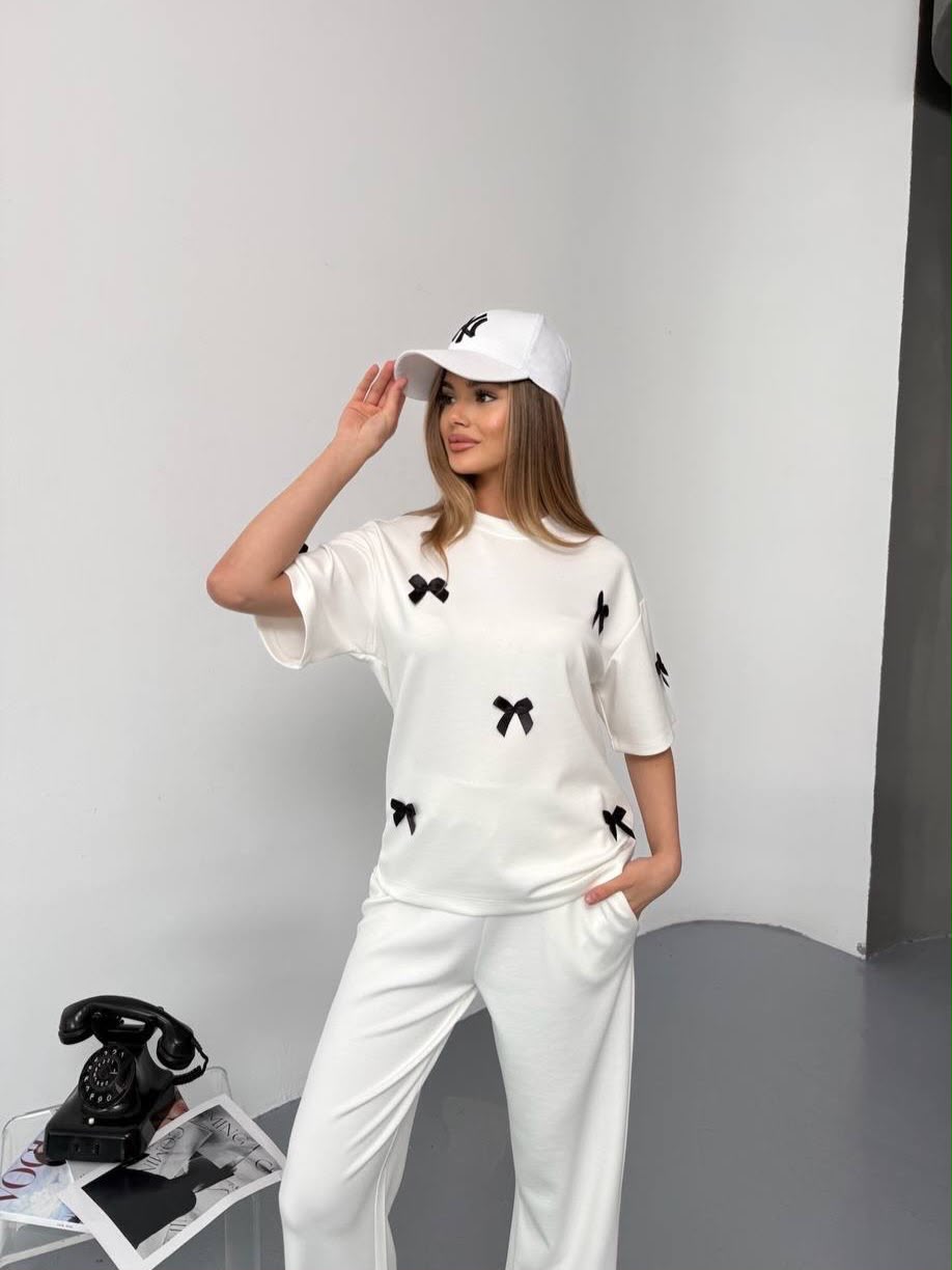 Noir Bow Co-Ord Set