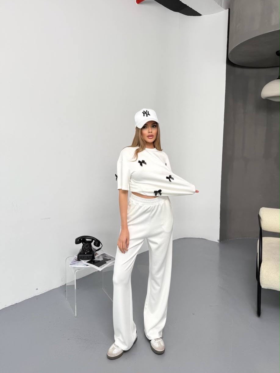 Noir Bow Co-Ord Set