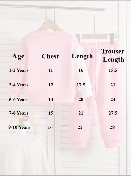 Pink HI Micky Kids Winter Tracksuit