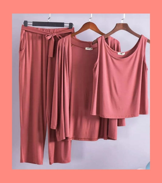 Belle Chic 3 Piece Home Wear